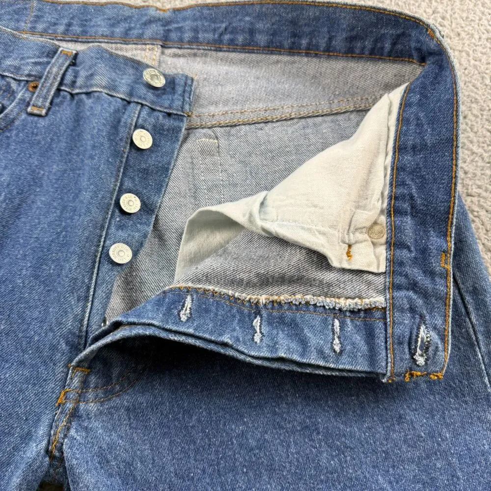 Vintage Levi's 501 XX Jeans 32x30 (Tag 34x30) USA Made Button Fly 1985 525 Levis